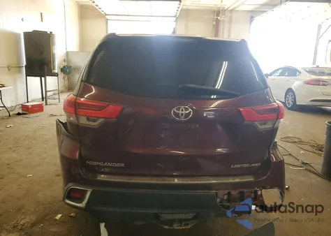 2018 Toyota Highlander Limited z USA, uszkodzony, nr VIN 5TDDZRFH5JS834966